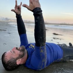 Club Ed Surf School and Camps - Post surf lesson exuberance!