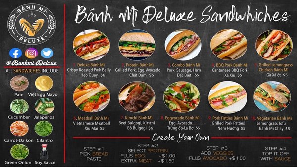Menu photo 8 Banh Mi Deluxe Seattle, WA Menu photo 8 Banh Mi Deluxe Seattle, WA