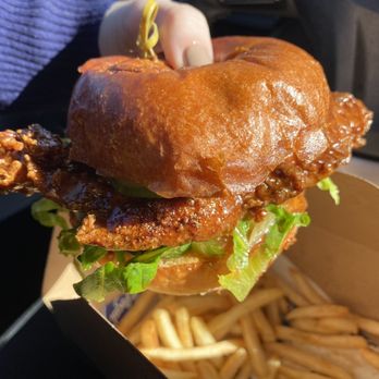 The Local - Honey Butter Fried Chicken Sandwich - Sports Bars Near Me - East Providence, Rhode Island The Local - Honey Butter Fried Chicken Sandwich - Sports Bars Near Me - East Providence, Rhode Island