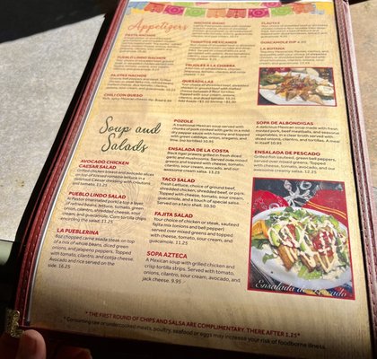 Menu photo 4 Pueblo Lindo Lake Mccall, ID Menu photo 4 Pueblo Lindo Lake Mccall, ID