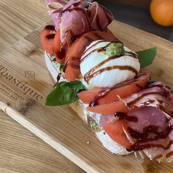Toastique - Burrata toast with prosciutto - Cafes Near Me - Highlands Ranch, Colorado