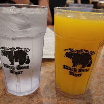 Black Bear Diner Lodi - Ice water and fresh squeezed orange juice - American Near Me - Lodi, California Black Bear Diner Lodi - Ice water and fresh squeezed orange juice - American Near Me - Lodi, California