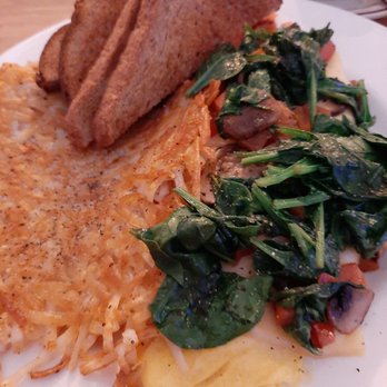 Okey Dokey Bar and Grill - Veggie Omelet with Hashbrowns and Wheat Toast - American Near Me - Omaha, Nebraska Okey Dokey Bar and Grill - Veggie Omelet with Hashbrowns and Wheat Toast - American Near Me - Omaha, Nebraska