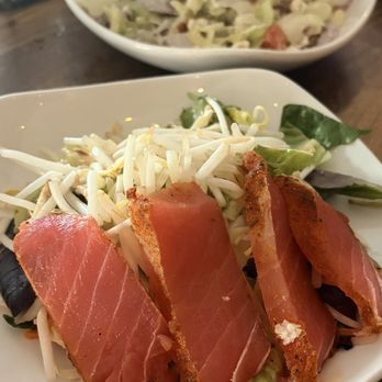 Stuft Pizza Bar & Grill - Ahi Tuna Poke Stack - Pizza Near Me - La Quinta, California Stuft Pizza Bar & Grill - Ahi Tuna Poke Stack - Pizza Near Me - La Quinta, California
