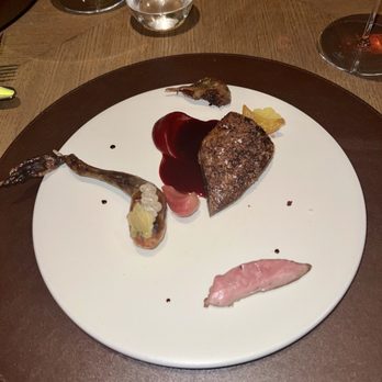 Quince - Paine Farm Squab with hibiscus and beet sauce! Yummy. - French Near Me - San Francisco, California Quince - Paine Farm Squab with hibiscus and beet sauce! Yummy. - French Near Me - San Francisco, California