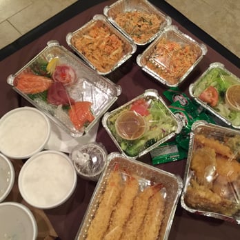Fuji - Tempura dinner and 3 spicy seafood salads - Japanese Near Me - Quincy, Massachusetts Fuji - Tempura dinner and 3 spicy seafood salads - Japanese Near Me - Quincy, Massachusetts