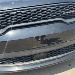 Scratches on bumper and bugs splats