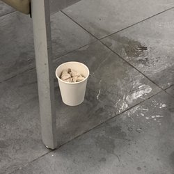 JFK Medical Center, Emergency Room - Dirty floor at J F Kennedy Emergency Room