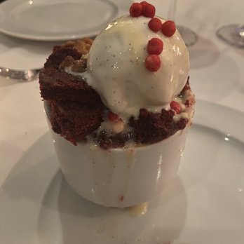 Steak 48 - Red Velvet Bread Pudding - Steakhouses Near Me - Houston, Texas