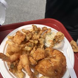 Seafood platter