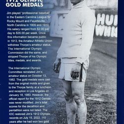 Jim Thorpe - only took over a century to have his Olympic medals reinstated
