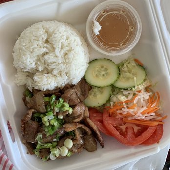 Three Sisters Food To Go - Steamed rice with grilled pork - Vietnamese Near Me - Spokane, Washington Three Sisters Food To Go - Steamed rice with grilled pork - Vietnamese Near Me - Spokane, Washington