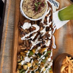 Wame Shawarma - Chicken kebab with side of babba ganoush