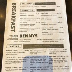 Breakfast Menu.