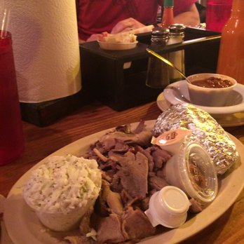 Shorty's Bar-B-Q - Pork plate, sweet potato, $3 side of baked beans. - Barbeque Near Me - Miami, Florida Shorty's Bar-B-Q - Pork plate, sweet potato, $3 side of baked beans. - Barbeque Near Me - Miami, Florida