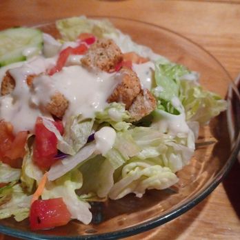 Boathouse Grill - The side salad is just kind of a standard salad, but it was served cold and fresh. - American Near Me - Indianapolis, Indiana Boathouse Grill - The side salad is just kind of a standard salad, but it was served cold and fresh. - American Near Me - Indianapolis, Indiana
