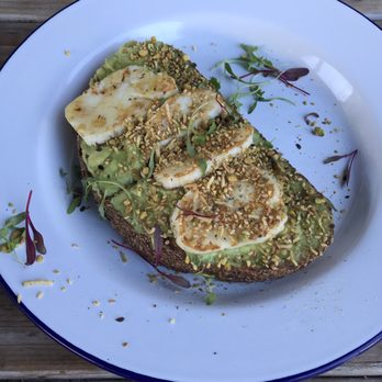 Blueys Kitchen - Sweet Halloumi Tartine - Cafes Near Me - Santa Monica, California