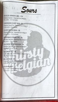 The Thirsty Belgian by null