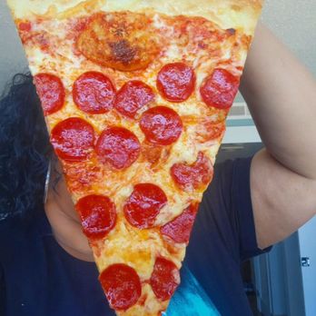 Benny’s On The Ocean - HUGE Pepperoni slice. - Pizza Near Me - Virginia Beach, Virginia Benny’s On The Ocean - HUGE Pepperoni slice. - Pizza Near Me - Virginia Beach, Virginia