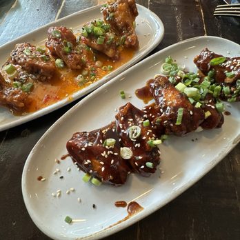 KOW Restaurant - Hoisin Chicken Wings + Sweet Chill Chicken Wings - Comfort Food Near Me - Miami, Florida