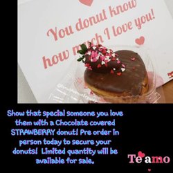 Donut Avenue - Chocolate covered STRAWBERRY donuts with or without cream filling