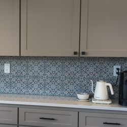 Versa Tile - Mike made sure every tile was lined up perfectly!
