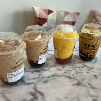 Xing Fu Tang - Taiwan boba milk tea; 18. Earl Grey Boba Milk Tea; 06. Mango Smoothie and Rabbit Panna Cotta; 08. Gold Foil Brown Sugar Boba Milk - Bubble Tea Near Me - Seattle, Washington Xing Fu Tang - Taiwan boba milk tea; 18. Earl Grey Boba Milk Tea; 06. Mango Smoothie and Rabbit Panna Cotta; 08. Gold Foil Brown Sugar Boba Milk - Bubble Tea Near Me - Seattle, Washington
