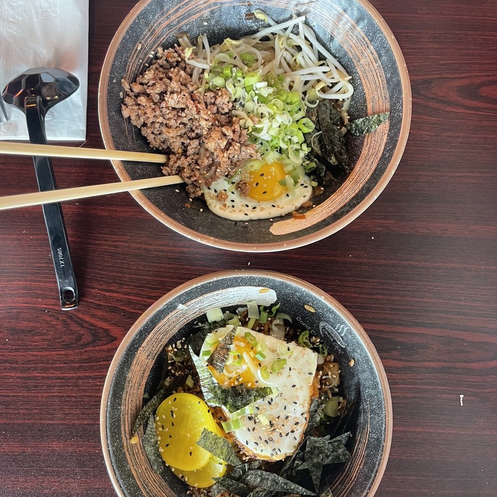 Good Chef Restaurant - Dandan Noodle (top) Kimchi Fried Rice (bottom) - Asian Fusion Near Me - Miami, Florida Good Chef Restaurant - Dandan Noodle (top) Kimchi Fried Rice (bottom) - Asian Fusion Near Me - Miami, Florida