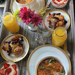 Breakfast bedside
