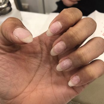 Coco Nails art - Before "cutting" and shaping - Nail Salons Near Me - New York, New York