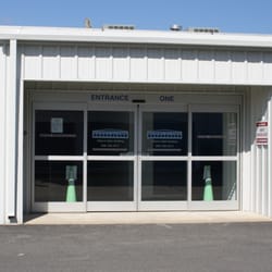 Mattapoisett Self Storage - Easy access to climate controlled units through sliding glass doors.