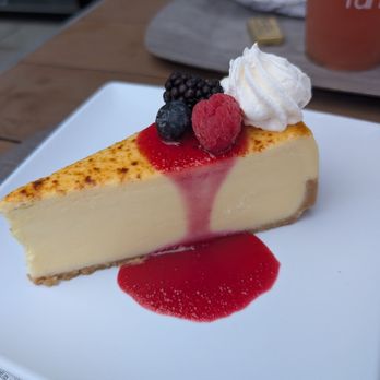 Café Zupas - Creme brulee cheesecake - Salad Near Me - Middleton, Wisconsin
