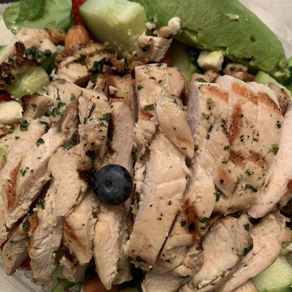 Modern Roots Catering - Small strawberry fields salad with chicken - Caterers Near Me - Ramsy, New Jersey Modern Roots Catering - Small strawberry fields salad with chicken - Caterers Near Me - Ramsy, New Jersey