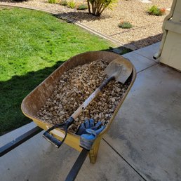 Last wheel barrow load Last wheel barrow load