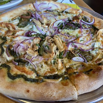 Pitfire Pizza - PESTO CHICKEN - Pizza Near Me - Costa Mesa, California Pitfire Pizza - PESTO CHICKEN - Pizza Near Me - Costa Mesa, California