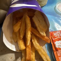 And this is my large fries And this is my large fries