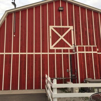 Burger Barn - a red barn with a white door - Burgers Near Me - Ohsweken, Ontario