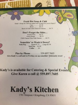 Menu photo 7 Kady's Country Kitchen Kingsburg, CA Menu photo 7 Kady's Country Kitchen Kingsburg, CA