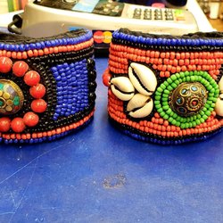 Beaded cuff bracelets