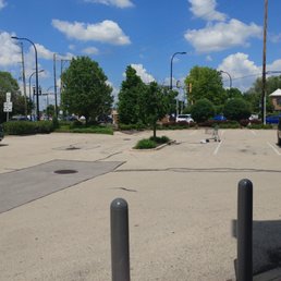 reflects the changing of the area. why bother throwing out your garbage just leave it on the ground with the cart in the middle