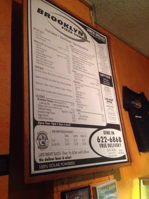 Menu photo 6 Brooklyn Pizza Company Tucson, AZ Menu photo 6 Brooklyn Pizza Company Tucson, AZ