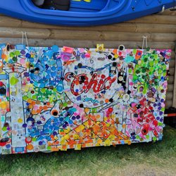 Natural Resources Park - Community art project using upcycled materials