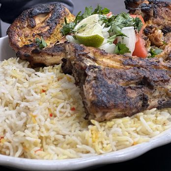 Almandi Restaurant - Lamb chop over rice - Halal Near Me - Buffalo, New York