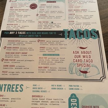 Los Chingones - RiNo - Menu - Mexican Near Me - Denver, Colorado