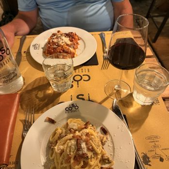 Coso - Lasagna Bolognese and Spaghetti Carbonara - Italian Near Me - Rome, RM Coso - Lasagna Bolognese and Spaghetti Carbonara - Italian Near Me - Rome, RM