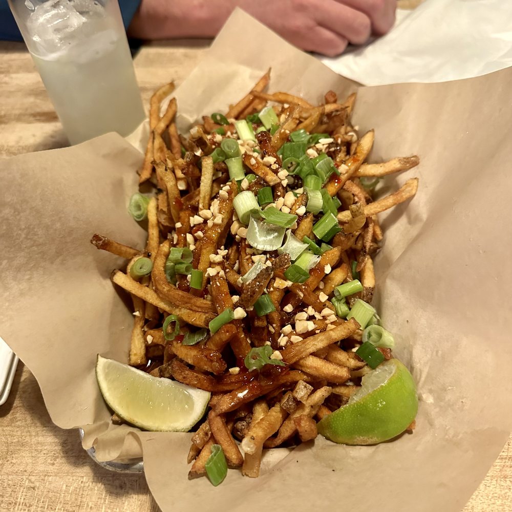 Crowbar & Grill - Pad Thai Fries - Burgers Near Me - Laramie, Wyoming