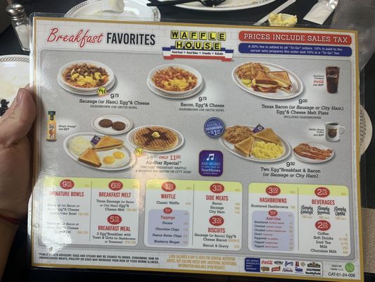 Menu photo 2 Waffle House Covington, LA Menu photo 2 Waffle House Covington, LA
