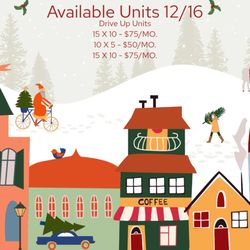 All America Self-Storage - These are units that are available as of 12/16/25. All units require a $25 deposit.
