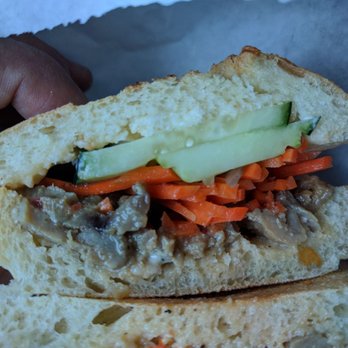 Nomad Cafe - Pork chop Vietnamese sandwich, no cilantro - Coffee & Tea Near Me - Oakland, California Nomad Cafe - Pork chop Vietnamese sandwich, no cilantro - Coffee & Tea Near Me - Oakland, California