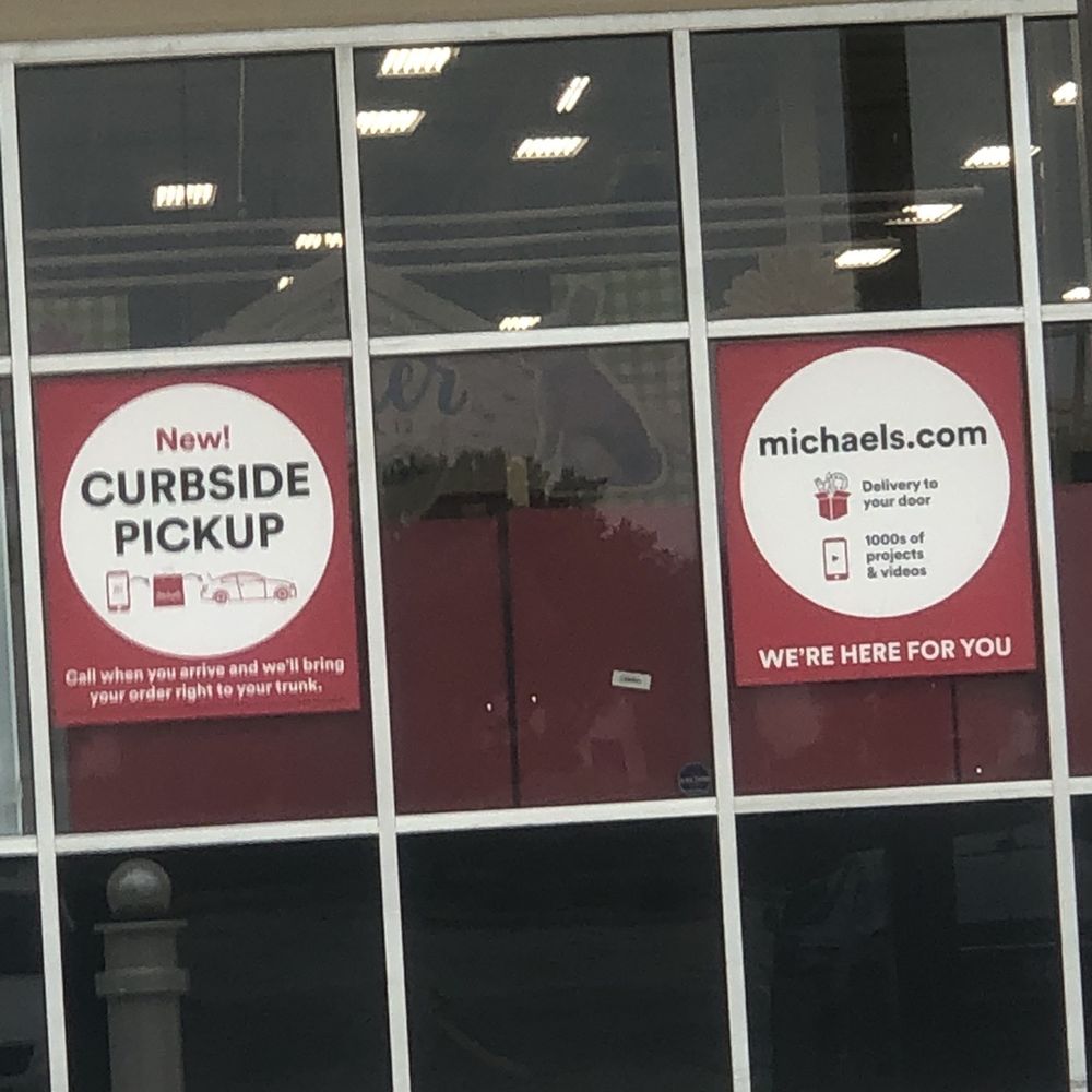 Curbside pickup. Curbside pickup.